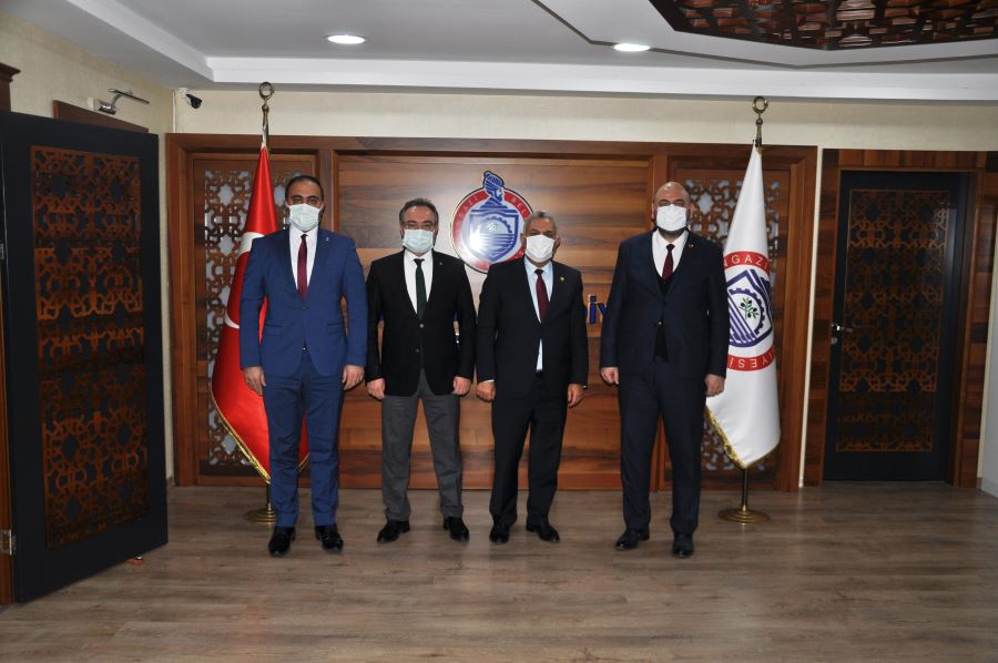 Başkan Aydın Yerel Yönetimler Başkanı Yardımcısı Hüseyin Şanverdi’yi Ağırladı