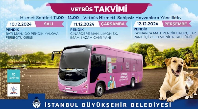 VETBÜS ARACI SAHİPSİZ HAYVANLARA KUCAK AÇIYOR