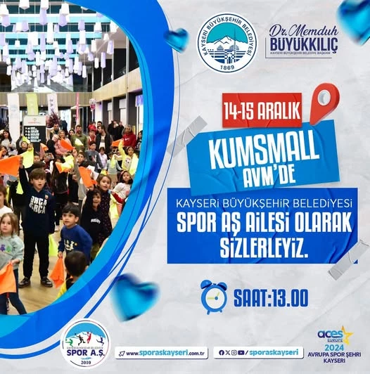 Büyükşehir Spor A.Ş.’nin Spor ve Eğlenceyi Bir Arada Sunan AVM Günleri Sürüyor