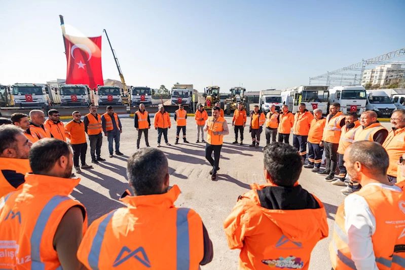 Mersin Büyükşehir Belediyesi 13 İlçede Önlemlerini Aldı