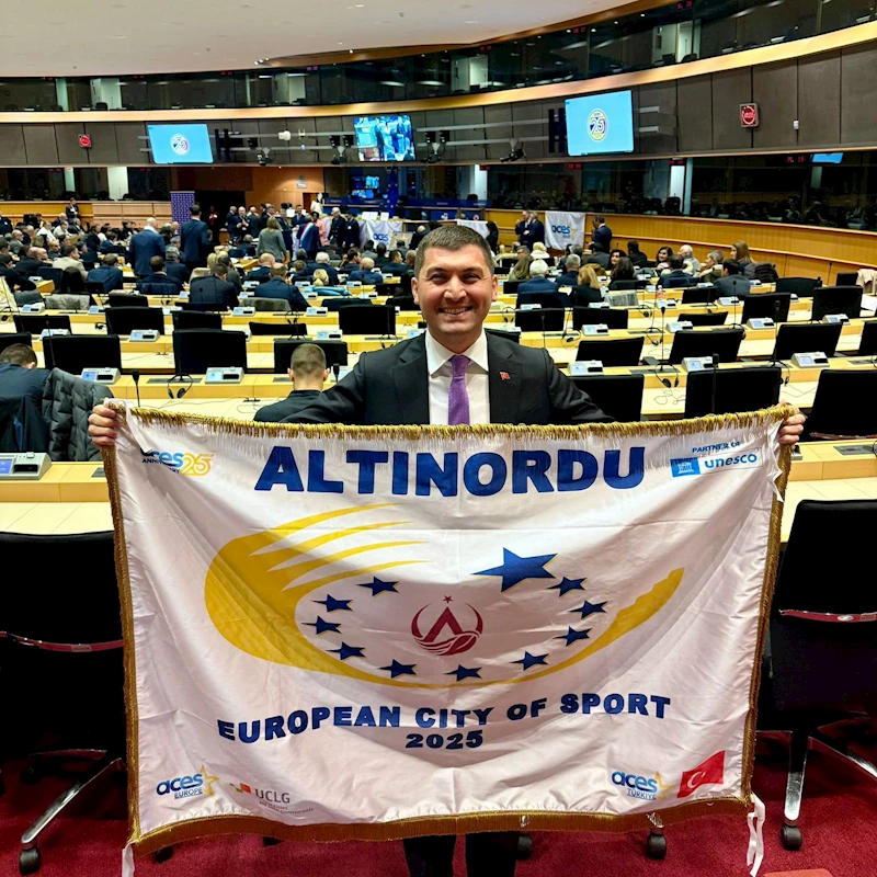 ALTINORDU 2025 AVRUPA SPOR ŞEHRİ ÜNVANINI KAZANDI