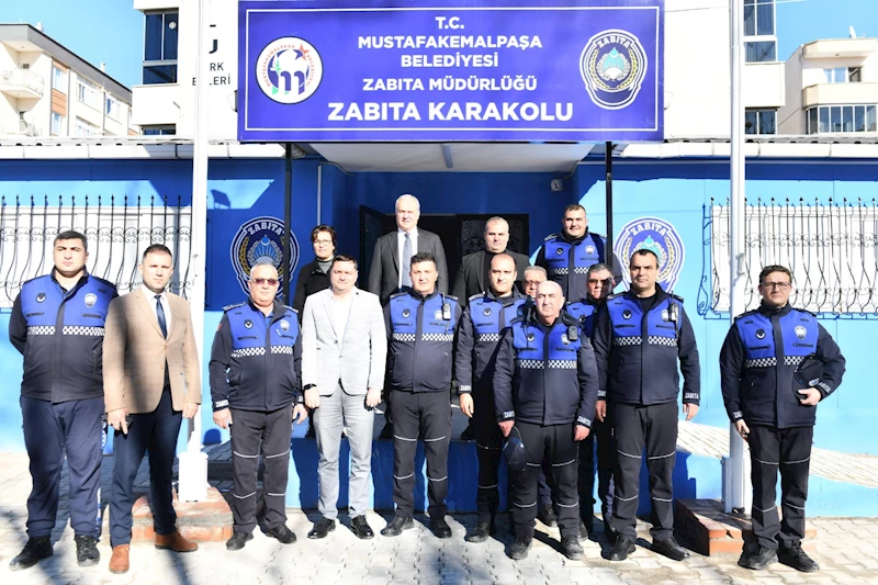 BAŞKAN ŞÜKRÜ ERDEM’DEN YENİ ZABITA KARAKOLUNA ZİYARET