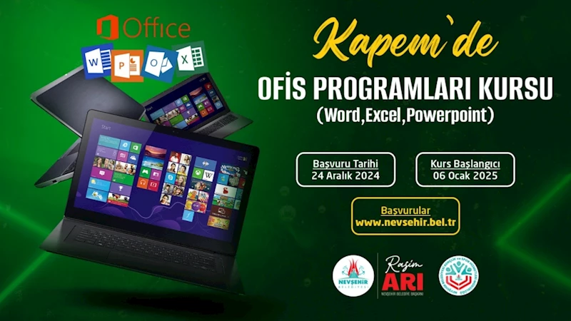 KAPEM’de Ofis Programları Kursu Açılıyor