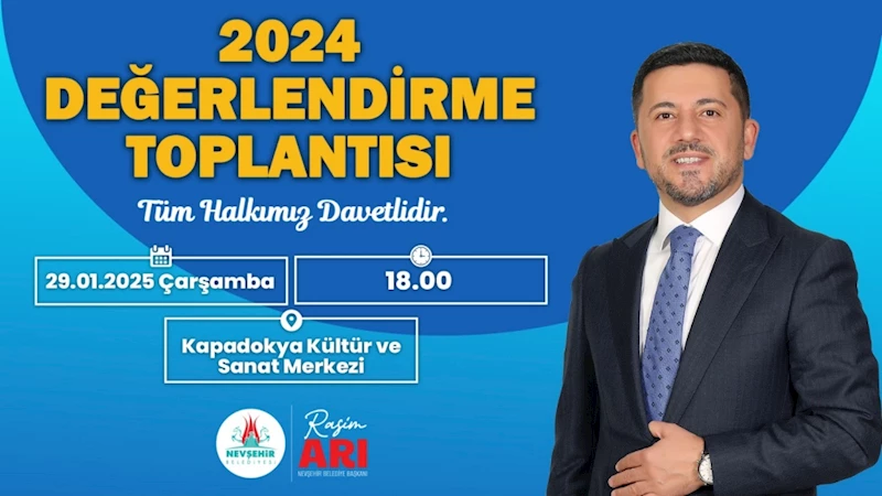 Belediye Başkanı Rasim Arı, 2024 Yılı Değerlendirme Toplantısını Düzenleyecek