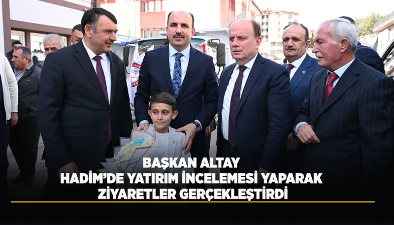 Konya Büyükşehir Belediye Başkanı Altay Hadim