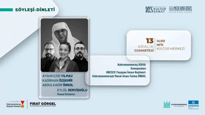 UNESCO Yaşayan İnsan Hazinesi Fatma Önkol, Kültür Konuşmaları