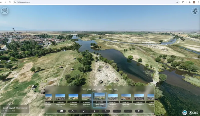 Kayseri, 360 Derece Dijital Gezinti Platformu ile Tanıtılıyor