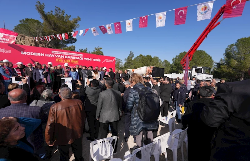 Adana Büyükşehir Belediyesi Modern Hayvan Barınağı Ek Yeni Tesis’in Temeli Atıldı