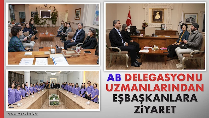 AB delegasyonu uzmanlarından Eşbaşkanlara ziyaret