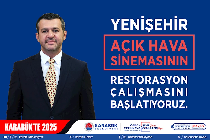 Yenişehir Açık Hava Sineması Yıllar Sonra Yeniden Hayat Buluyor