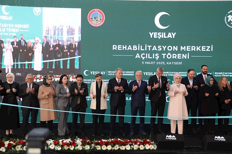 Kayseri Yeşilay Rehabilitasyon Merkezi Açıldı