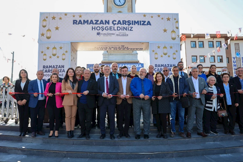 YUNUSEMRE’DE RAMAZAN ÇARŞISI KURULDU