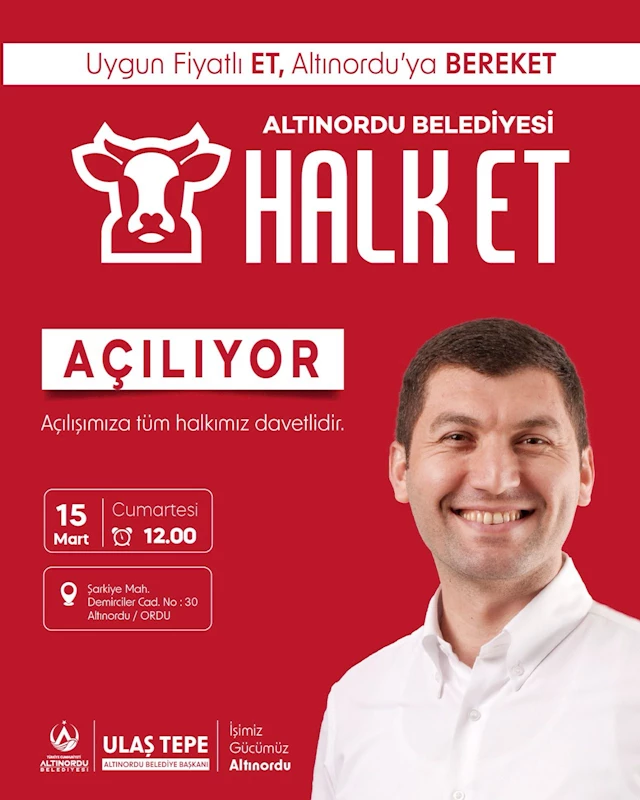 HALK ET CUMARTESİ GÜNÜ AÇILIYOR