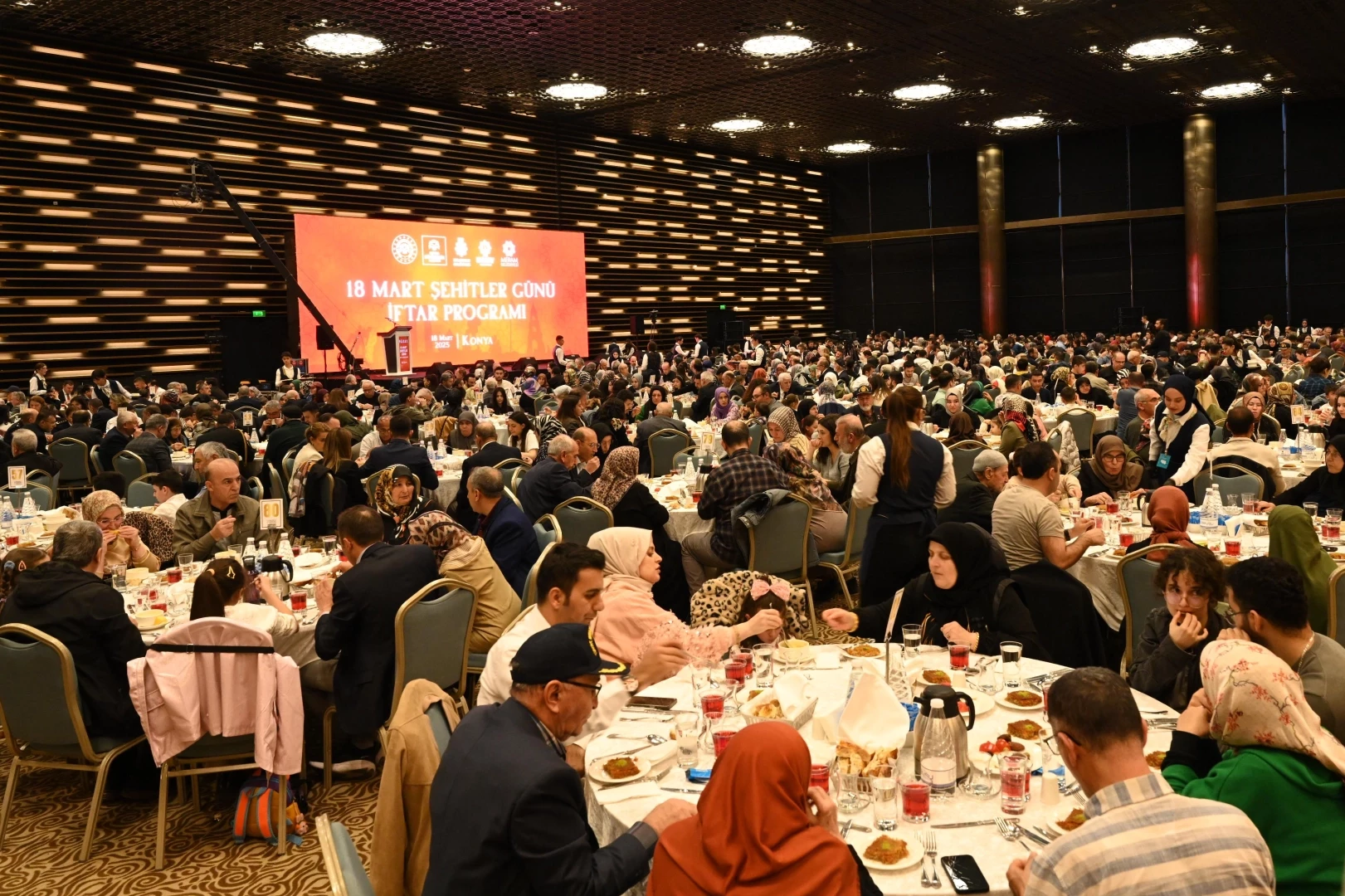 Konya’daki şehit aileleri, gaziler ve yakınları iftarda buluştu