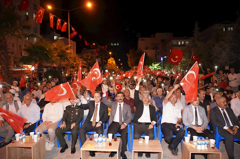 KAHTA’DA 15 TEMMUZ DEMOKRASİ VE MİLLÎ BİRLİK GÜNÜ ANMA PROGRAMI DÜZENLENDİ