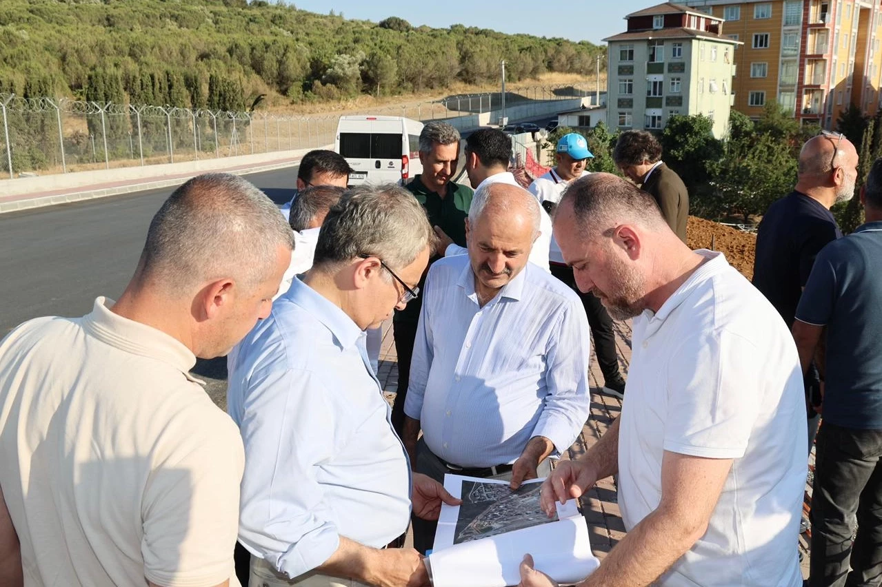 Başkan Büyükgöz ve Dr. Baraçlı projeleri yerinde inceledi