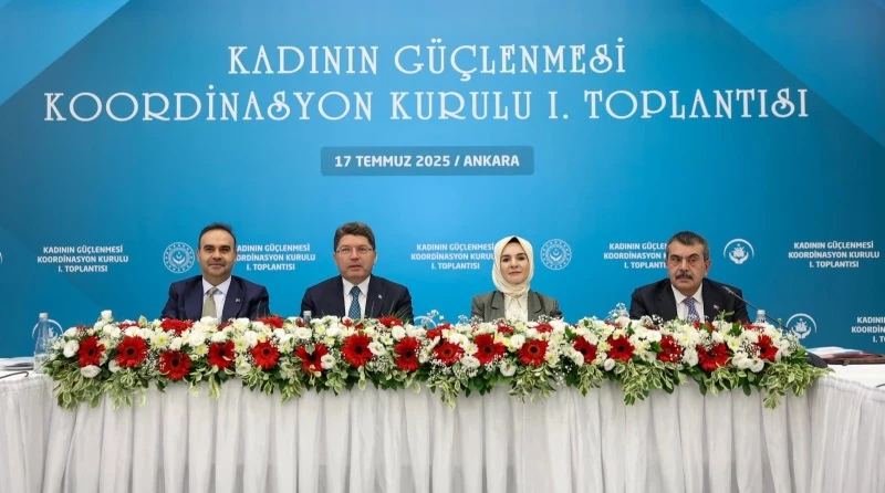 ADALET BAKANI YILMAZ TUNÇ, KADININ GÜÇLENMESİ KOORDİNASYON KURULU 1. TOPLANTISI’NA KATILDI