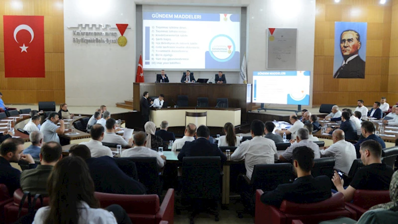 Büyükşehir’de Temmuz Ayı Olağan Meclis Toplantısı Gerçekleştirildi