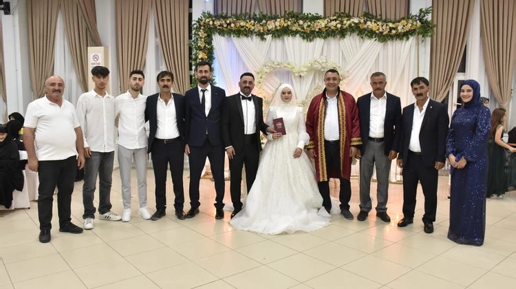 BAŞKANIMIZ, AYFER ÇETİN VE RESUL DALMA KARDEŞLERİMİZİN DÜĞÜN MERASİMLERİNE KATILDI