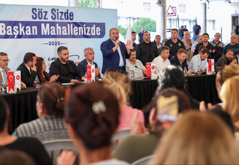 Başkan Özarslan, 19 Mayıs Mahallesi sakinleriyle buluştu