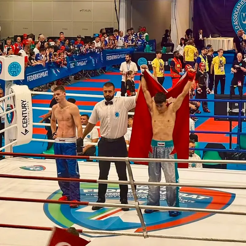 AVRUPA KİCK BOKS ŞAMPİYONASI’NDA MERAM RÜZGÂRI