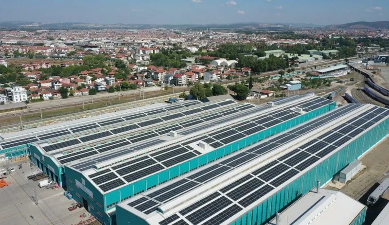 MİLLİ HIZLI TREN GÜNEŞ ENERJİSİYLE ÜRETİLİYOR