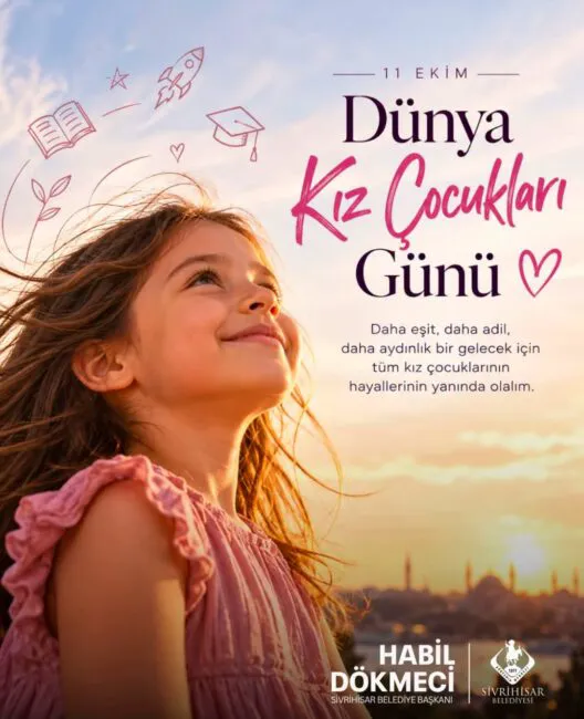Sivrihisar Belediye Başkanı Habil Dökmeci'den 11 Ekim Dünya Kız Çocukları Günü Mesajı