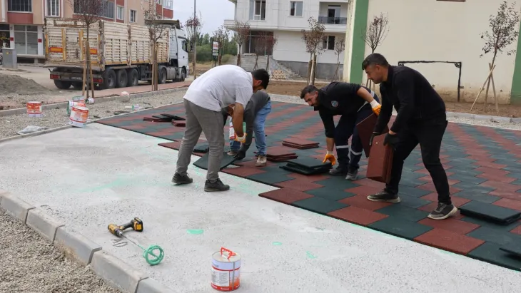 Ağrı Belediyesi Kent İçin Yeni Park Alanı İnşa Ediyor