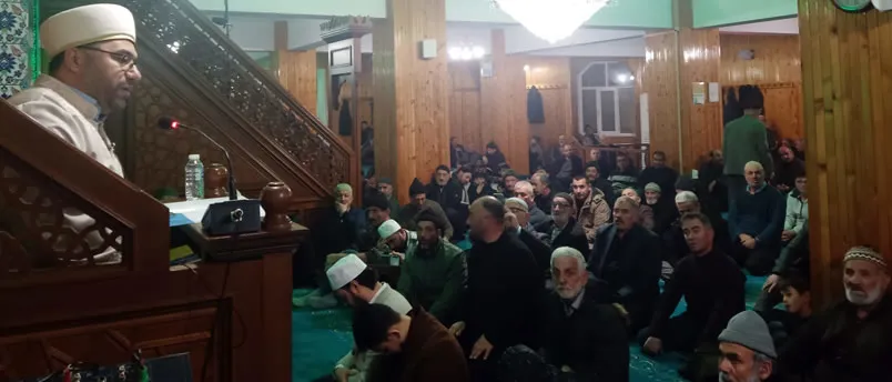 Üzümlü Belediye Başkanı Lütfi Yakut, Üç Aylar Kur’an Ziyafeti Programına Katıldı