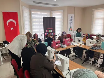 Malatya Büyükşehir Belediyesi'nden Kadınlara Yönelik Dikiş Atölyesi