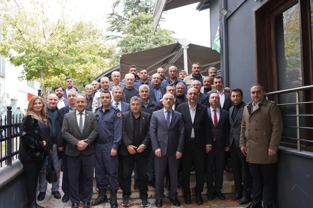 Orhangazi'de Muhtarlar ve İlçe Protokolü Bir Araya Geldi