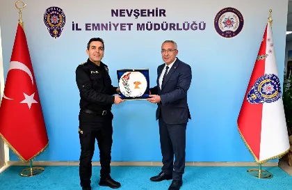 Gülşehir Belediye Başkanı Çiftci'den İl Emniyet Müdürü Dallı'ya Hayırlı Olsun Ziyareti