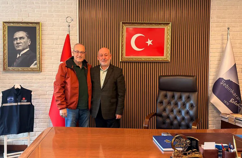 Gazeteci Haldun Domaç'tan Şebinkarahisar Belediyesi'ne Ziyaret