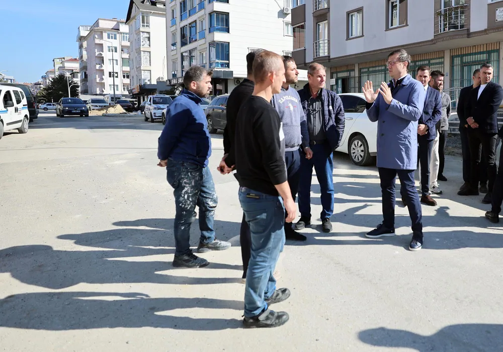 Çerkezköy'de Kentsel Tasarım ve Peyzaj Çalışmaları Devam Ediyor
