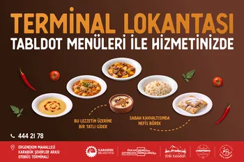 Terminal Lokantası Zengin Tabldot Menüleri ile Hizmet Veriyor