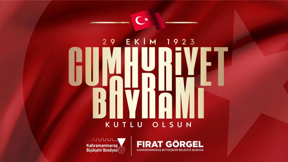 Başkan Görgel'den 29 Ekim Cumhuriyet Bayramı Mesajı