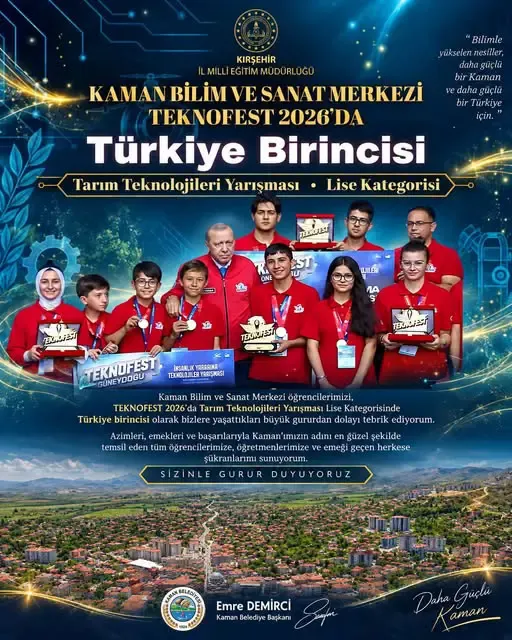 Öğrencilerden Uluslararası Uzay, Havacılık ve Teknoloji Yarışması'nda Türkiye Birinciliği