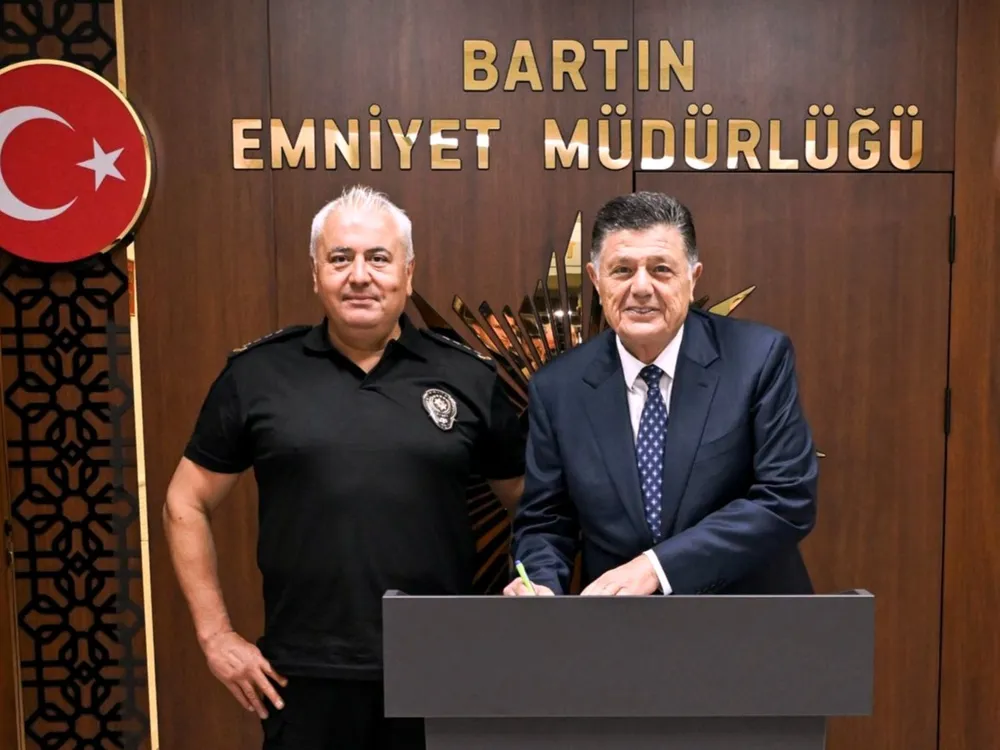 Başkan Yalçınkaya'dan Emniyet Müdürü Gürcan'a Hayırlı Olsun Ziyareti