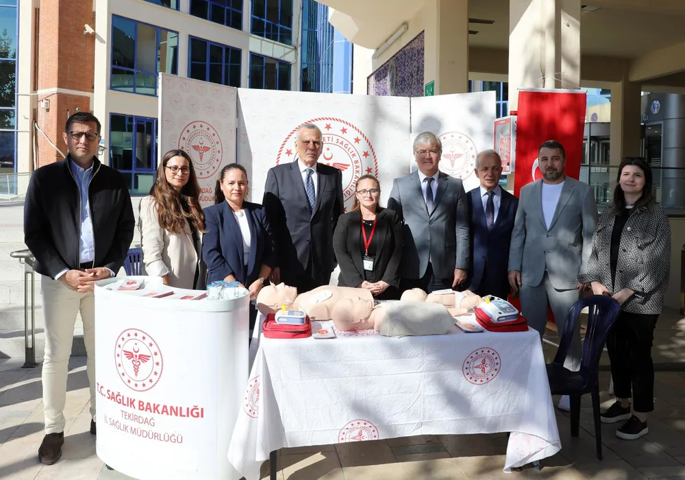 Çerkezköy'de Hayat Kurtaran OED Cihazı Tanıtıldı