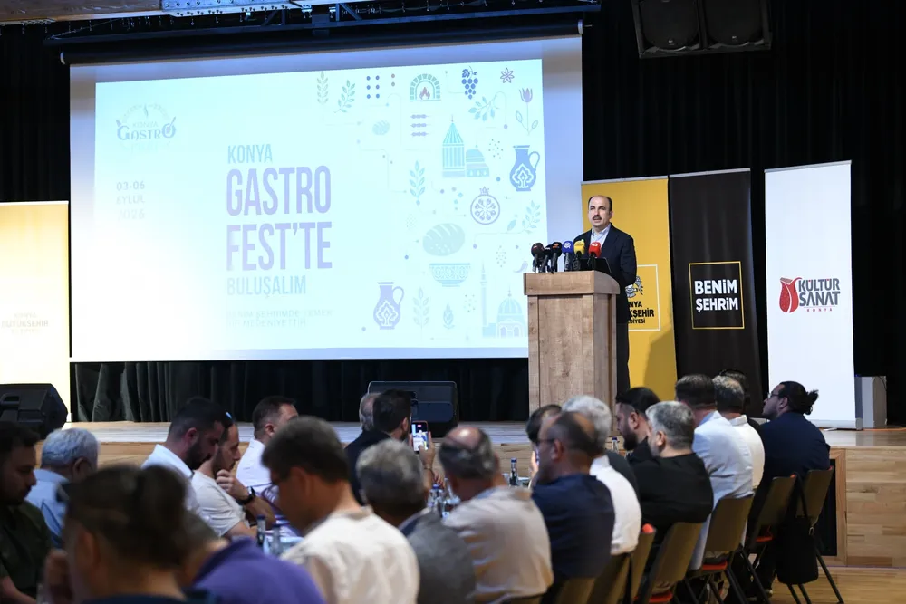 Konya GastroFest 3-6 Eylül’de lezzet tutkunlarını ağırlayacak