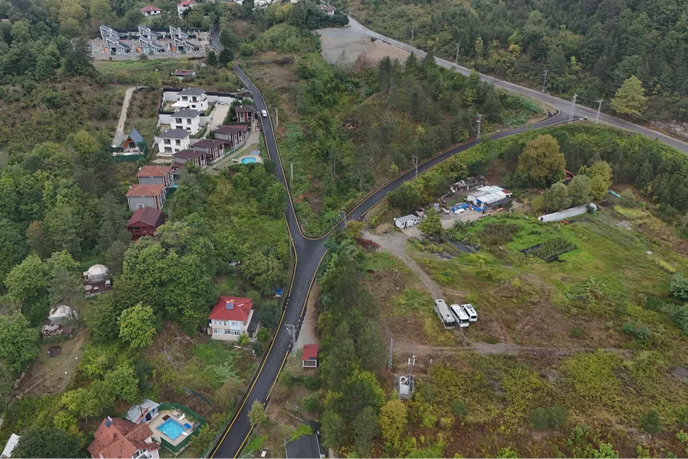 Sakarya Sapanca’da 10 kilometrelik asfalt mesaisi tamamlandı