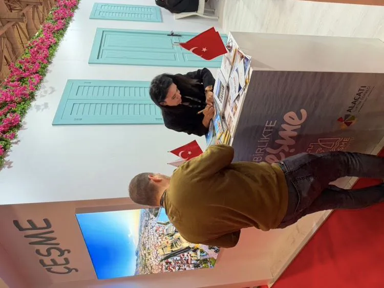Çeşme'nin Turizm Potansiyeli Uluslararası İstanbul Turizm Fuarı'nda Tanıtıldı