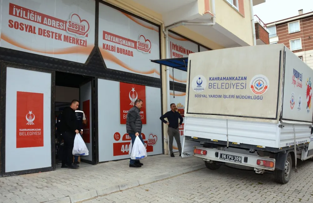 Kahramankazan Belediyesi Sosyal Destek Çalışmalarına Devam Ediyor