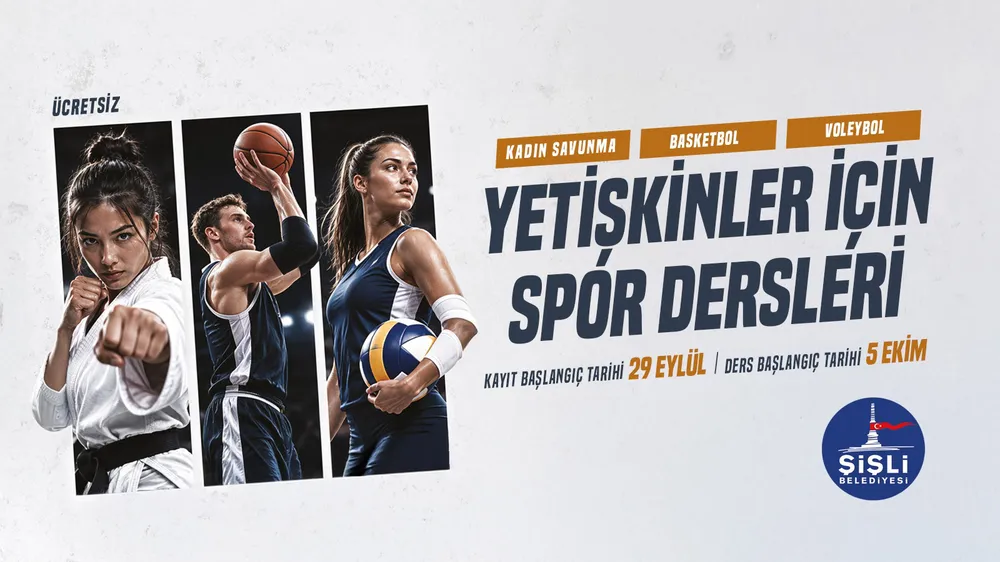 Şişli Belediyesi Yetişkinlere Yönelik Spor Dersleri Başlatıyor